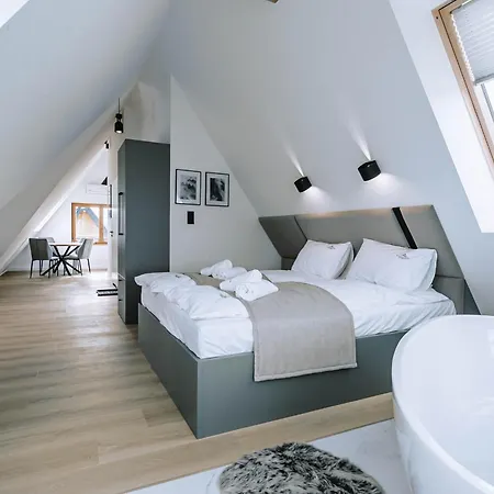 Apartmán Widokowka Deluxe Sypialnia Z Wanna Widok Na Panorame Tatr Kościelisko